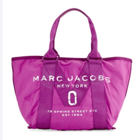Marc Jacobs Handbags - Marc Jacobs Canvas Tote Bag Purple